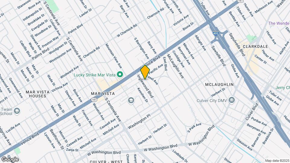 3850 Inglewood Blvd Mapa y Detalles de la Ubicación