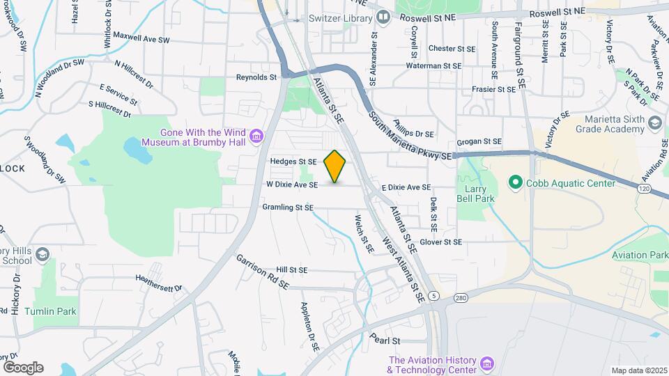 192 W Dixie Ave SE Map and Location Details
