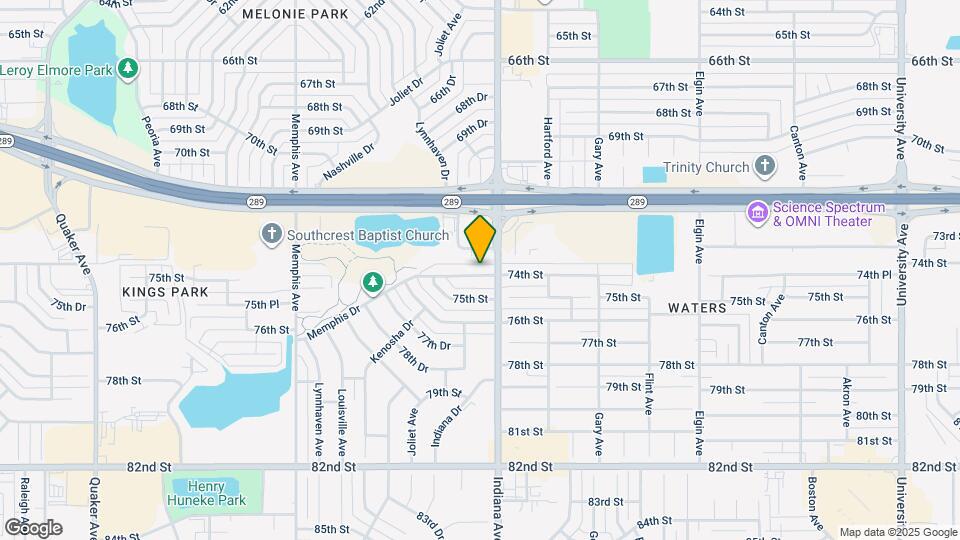 3404 74th St Map and Location Details