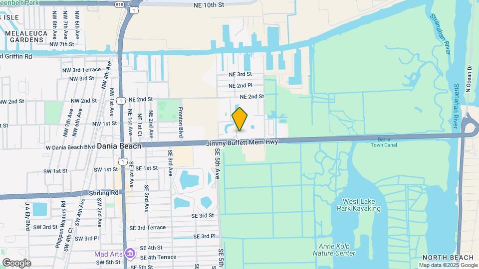 555 E Dania Beach Blvd Map and Location Details