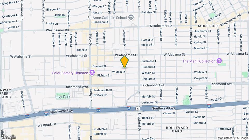 3312 Greenbriar Dr Map and Location Details