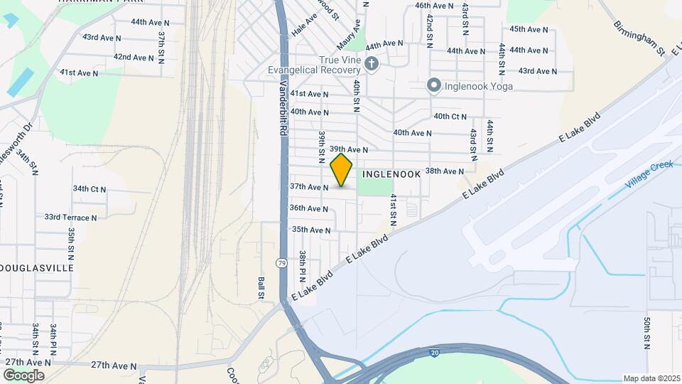 4 Birmingham Rental Properties Map and Location Details