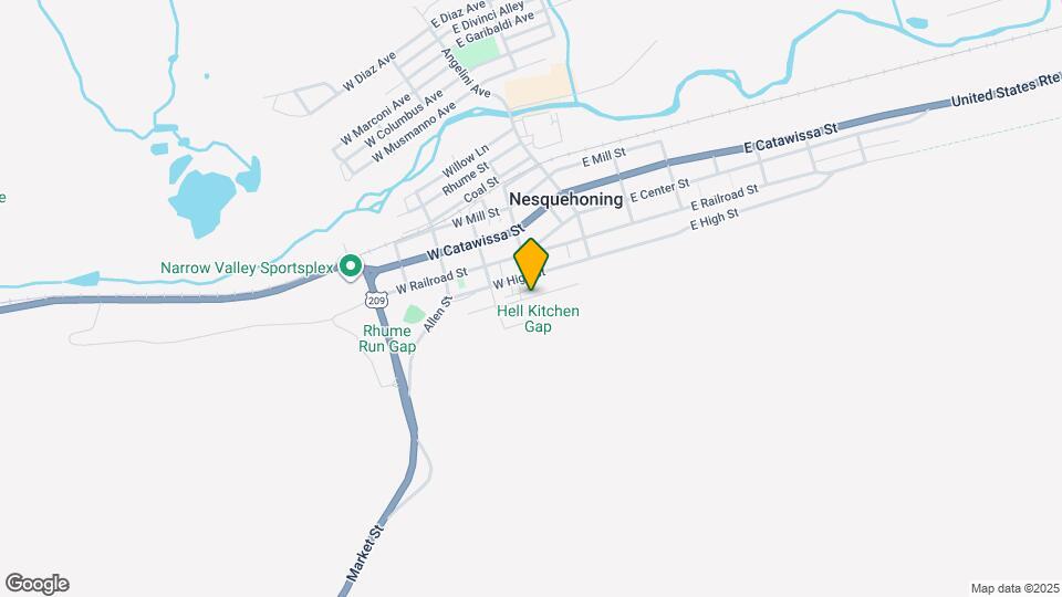 105 W Ridge St Map and Location Details