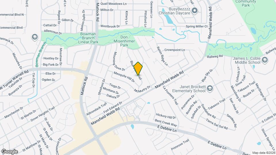 8012 Blue Duck Trail Map and Location Details