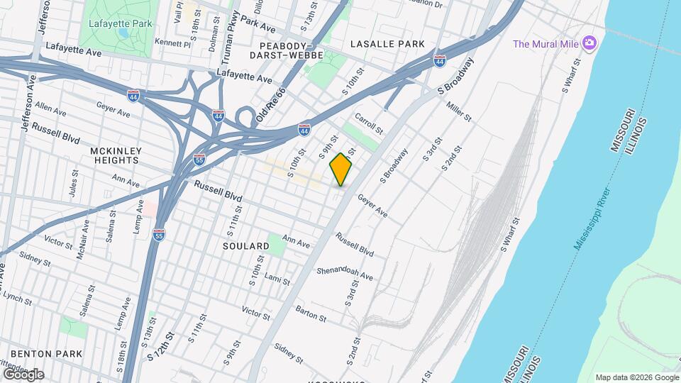 710 Geyer Ave Map and Location Details