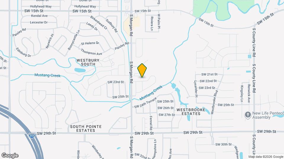 9701 SW 23rd St Map and Location Details