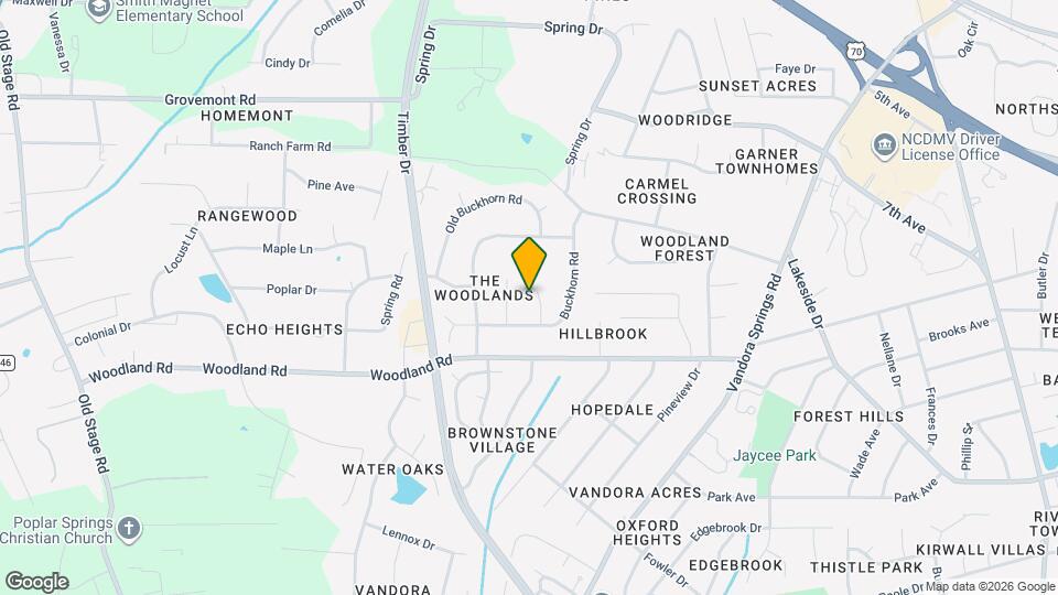 105 Amberhill Ct Map and Location Details