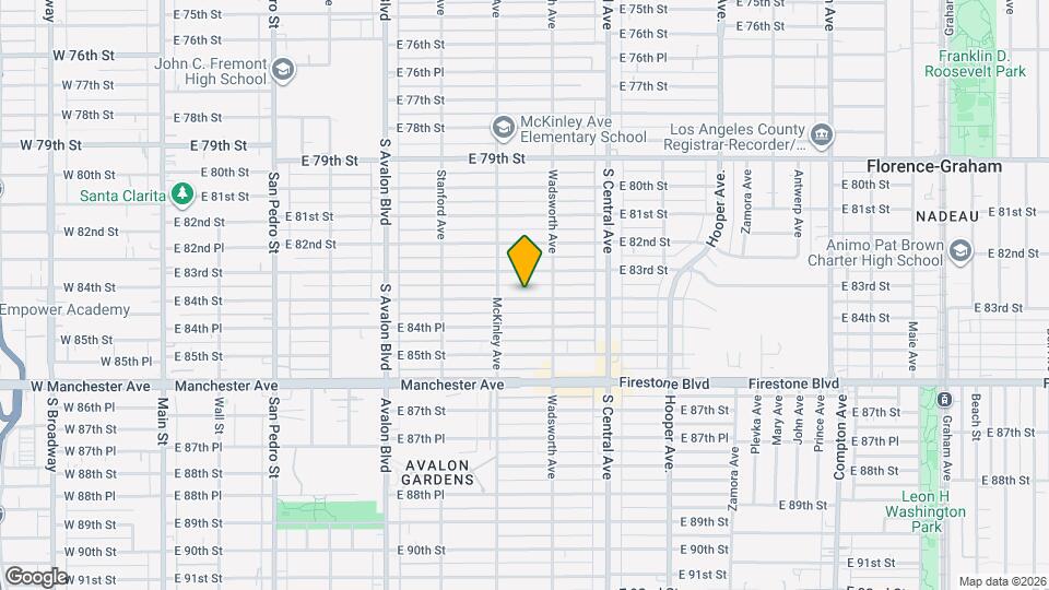 829 E 84th St Mapa y Detalles de la Ubicación