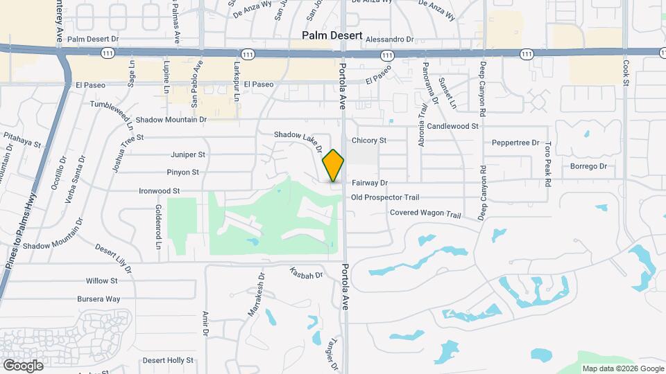 46023 Portola Ave Map and Location Details