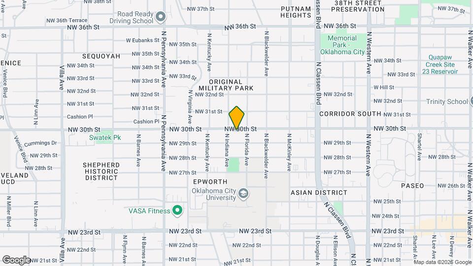1720 NW 30th St Mapa y Detalles de la Ubicación