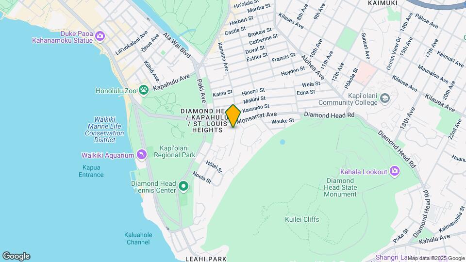 Diamond Head Sands Mapa y Detalles de la Ubicación