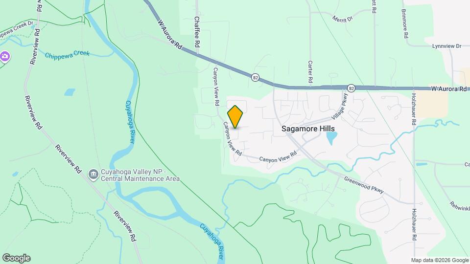 1105 Canyon View Rd Map and Location Details