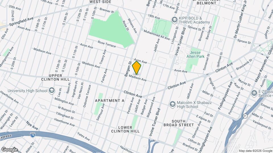 87 Madison Ave Map and Location Details