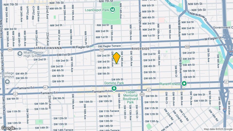 1443 SW 4th St Map and Location Details