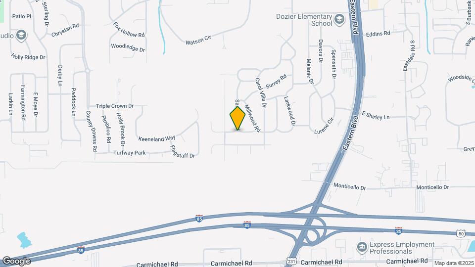 702 Sandhurst Dr Map and Location Details