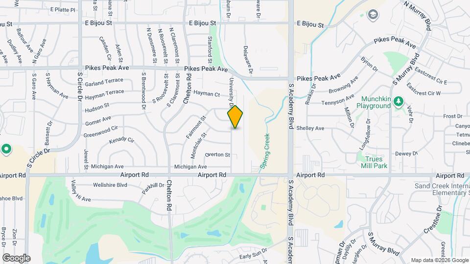 135 University Dr Map and Location Details