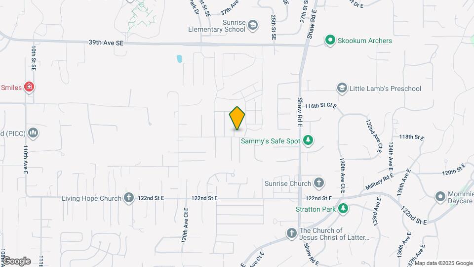 11727 123rd Ave Ct E Map and Location Details