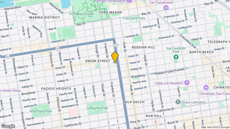 1530 Green St Map and Location Details