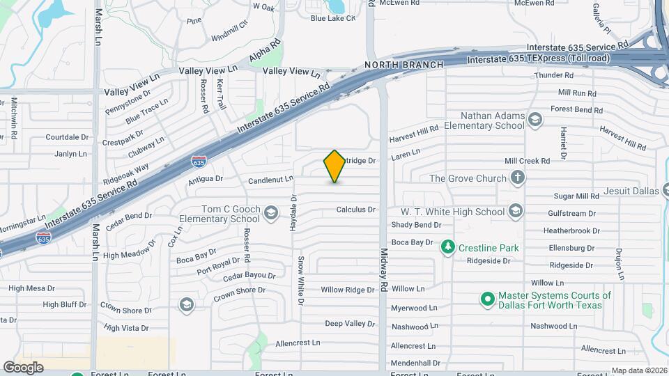 4135 High Summit Dr Map and Location Details