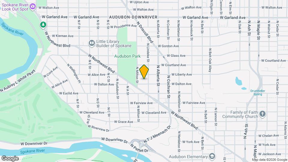 2714 W Dalton Ave Map and Location Details