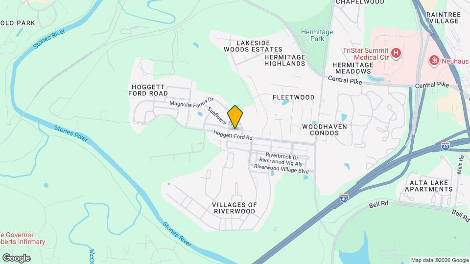3725 Hoggett Ford Rd Map and Location Details
