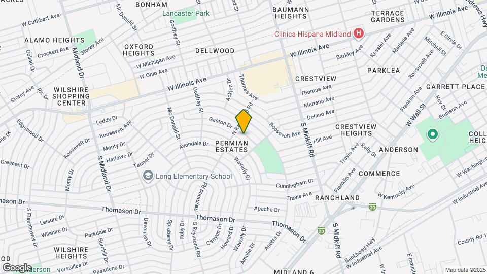 3603 Gaston Dr Map and Location Details