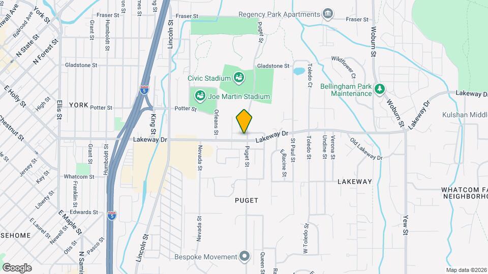 1421 Lakeway Dr Map and Location Details