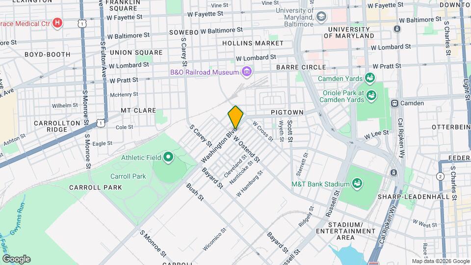 1163 Washington Blvd Mapa y Detalles de la Ubicación