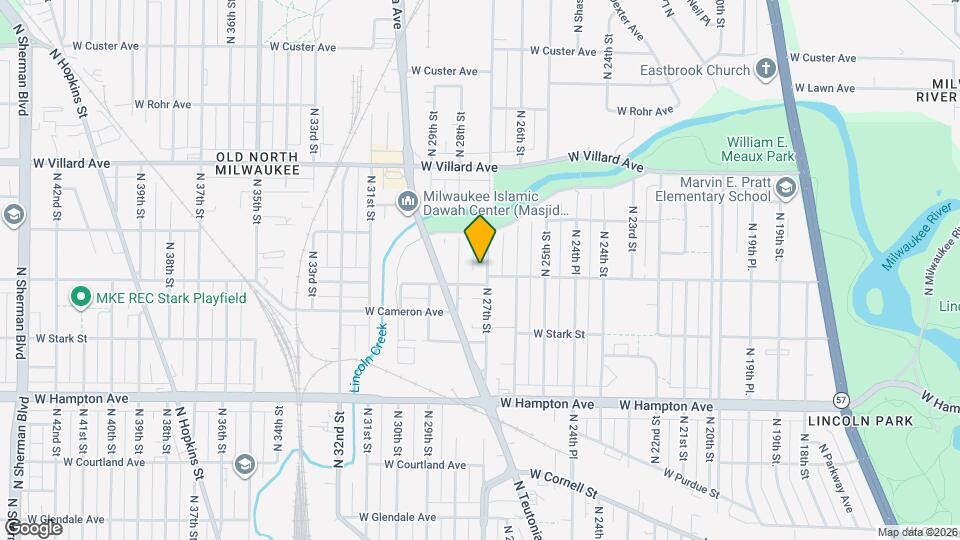 5021 N 27th St, Unit Upper Map and Location Details