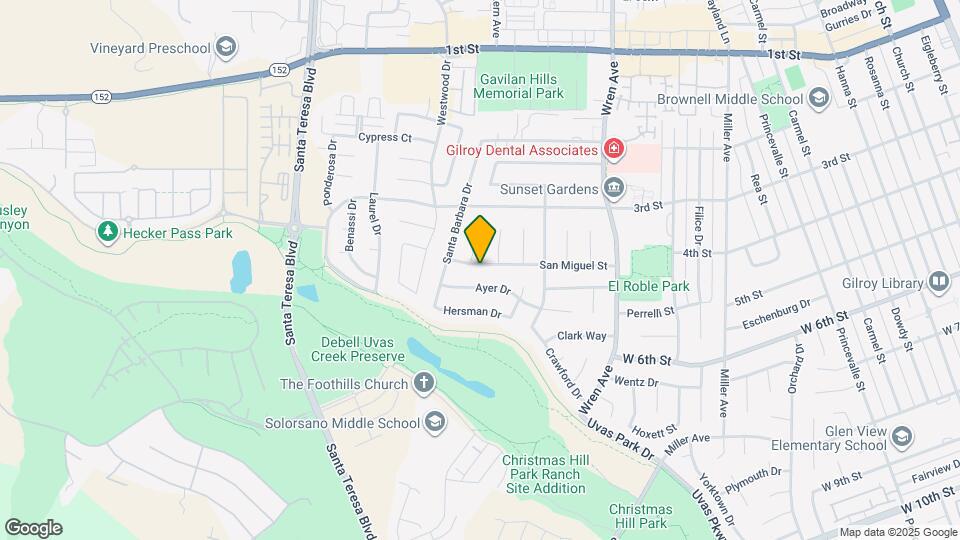 1210 San Miguel St Map and Location Details