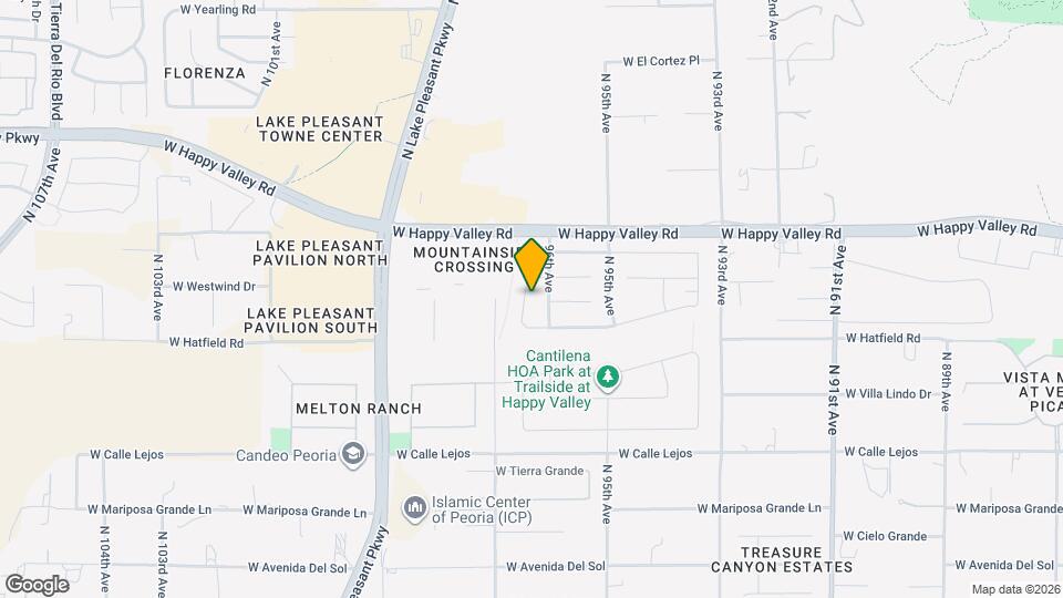 24757 N 96th Ln Map and Location Details