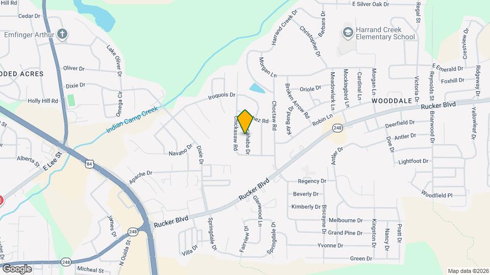 109 Cahaba Dr Map and Location Details