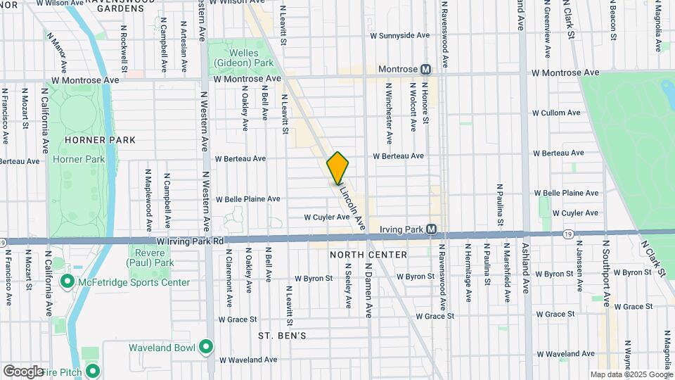 4100-4118 N Lincoln Ave Map and Location Details
