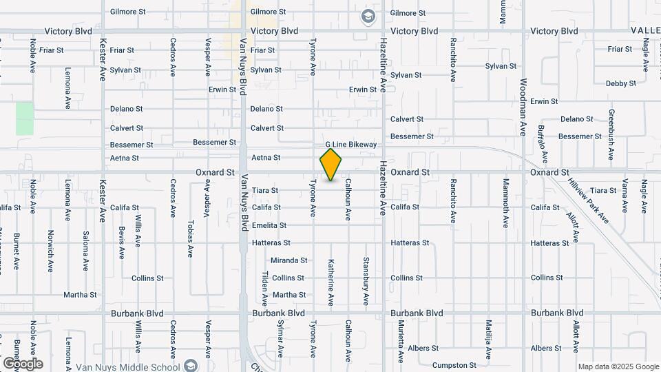 14233 Tiara St Map and Location Details