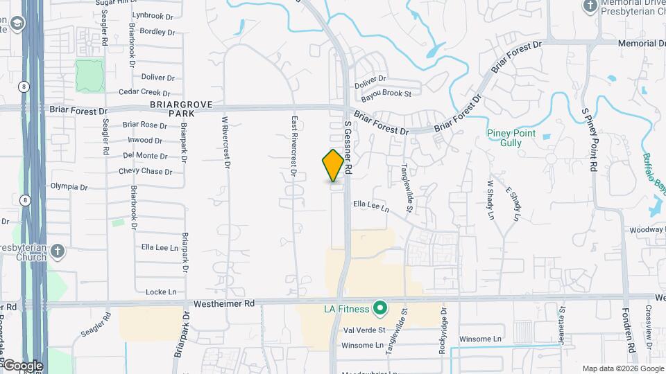 1856 S Gessner Rd Map and Location Details