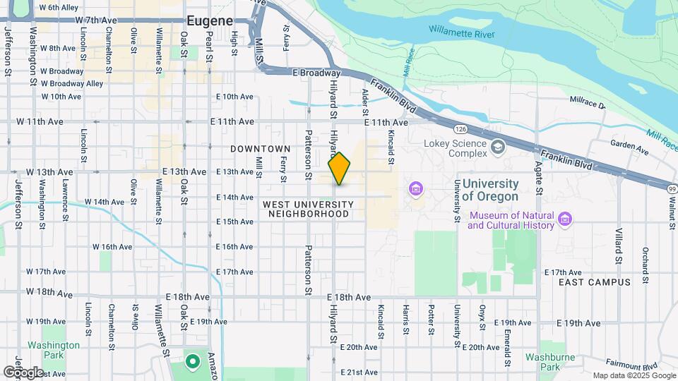 Hilyard House Apartments Map and Location Details