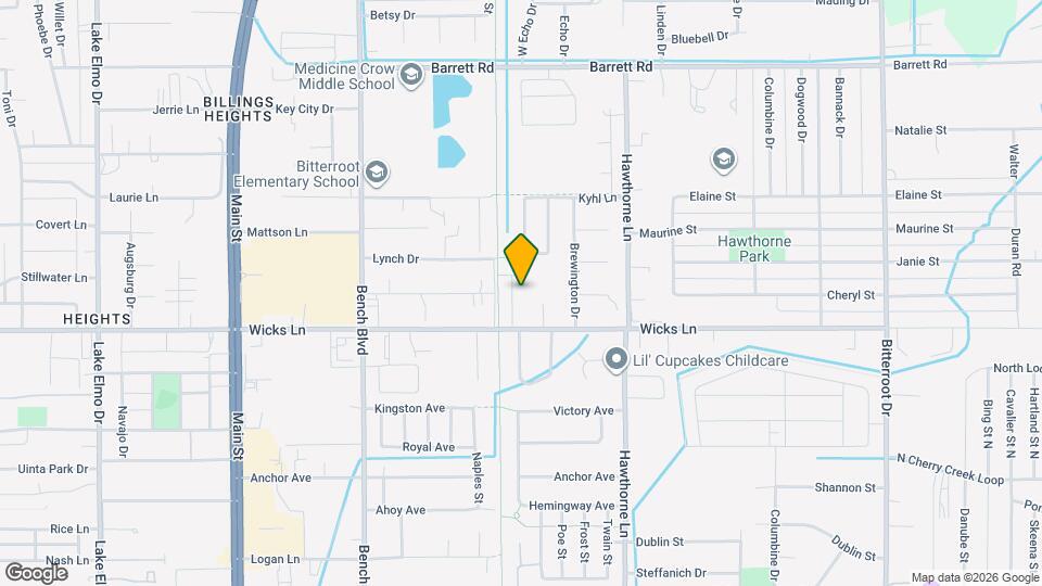 1629 Kanga Wy Map and Location Details