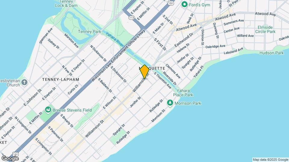 1447 Williamson St Map and Location Details