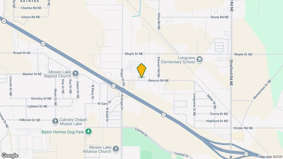 9396 Beacon Rd NE Map and Location Details