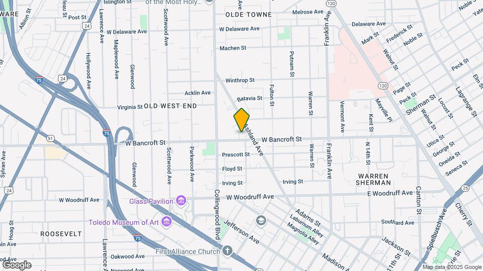 408 W Bancroft St Mapa y Detalles de la Ubicación