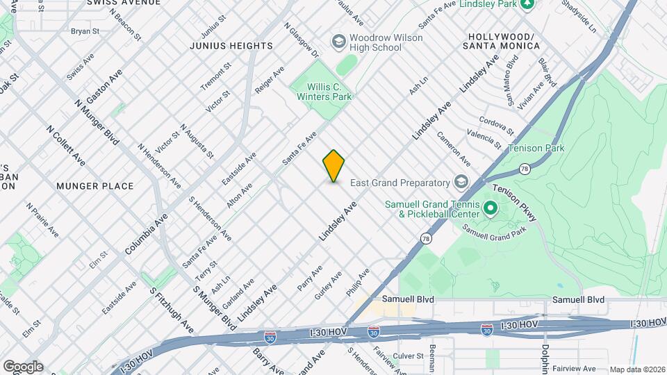 615 Parkview Ave Mapa y Detalles de la Ubicación