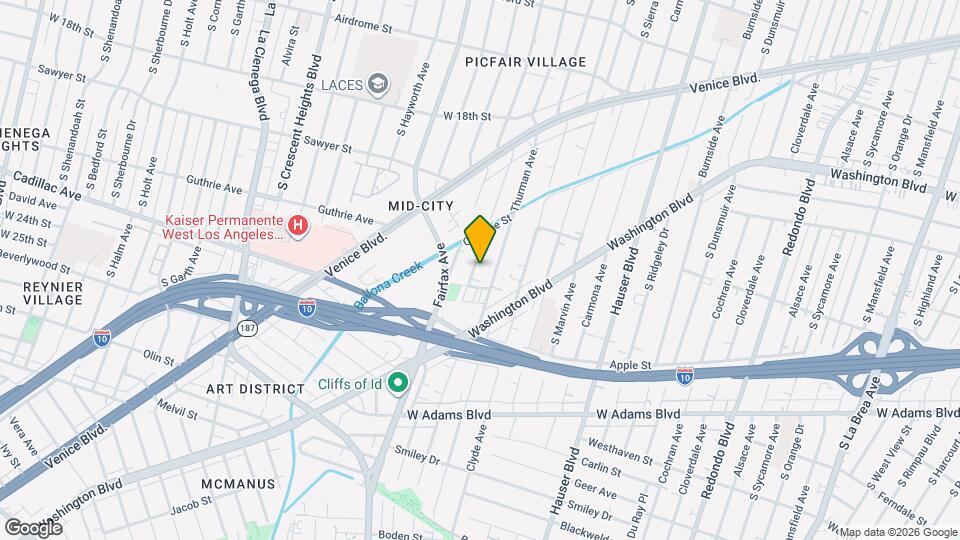 2224 S Spaulding Ave, Unit Apt 3 Map and Location Details