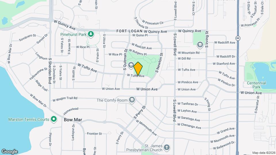 3932 W Tufts Ave Map and Location Details