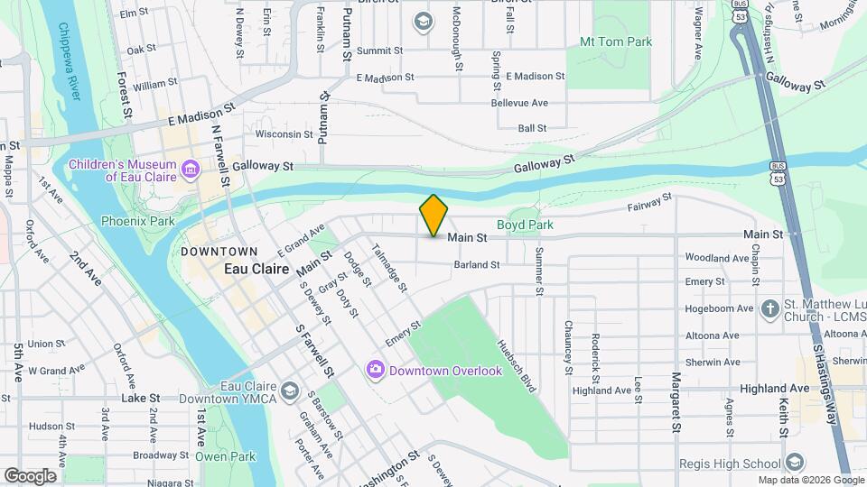 941 Main St Mapa y Detalles de la Ubicación