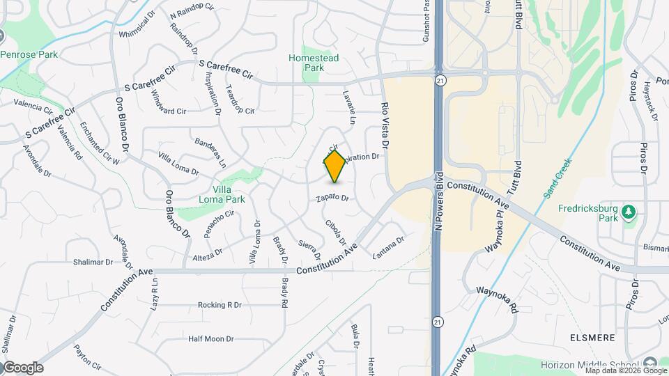 5460 Zapato Dr Map and Location Details