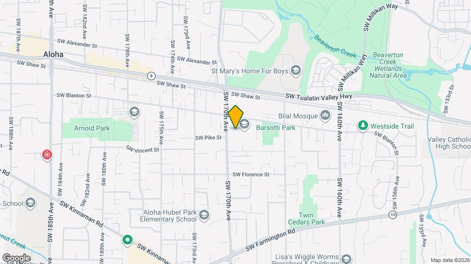 4166 SW 170th Ave Mapa y Detalles de la Ubicación