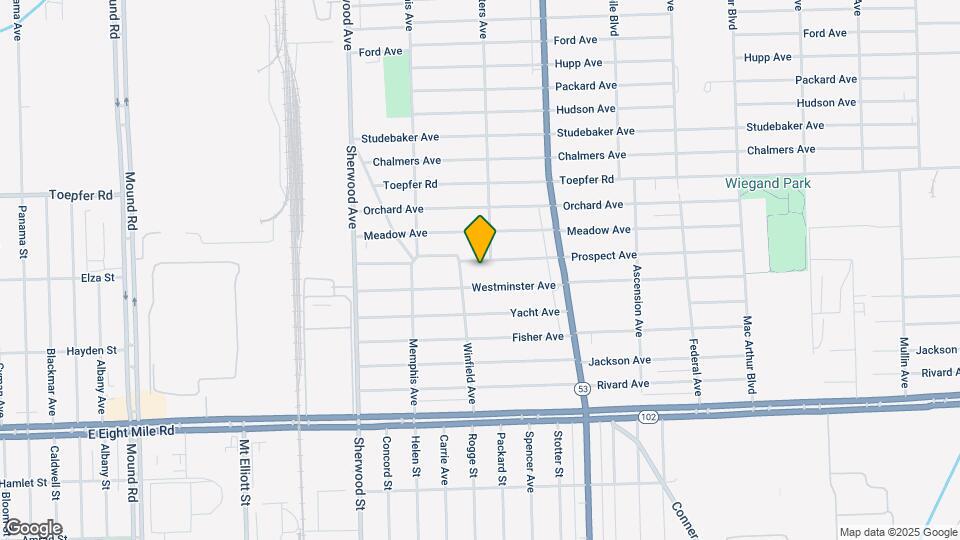 7256 Prospect Ave Map and Location Details