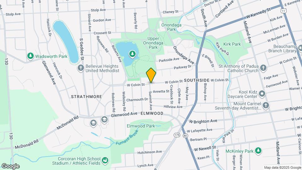 1689 W Colvin St Map and Location Details