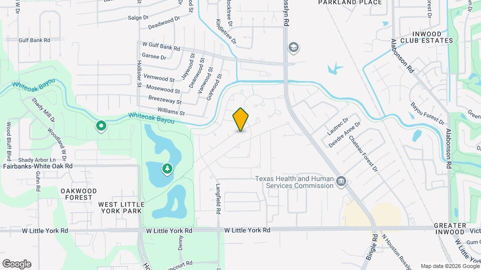 7219 Shady Arbor Ln Map and Location Details