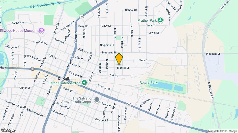 1015 Market St, Unit A1 Map and Location Details
